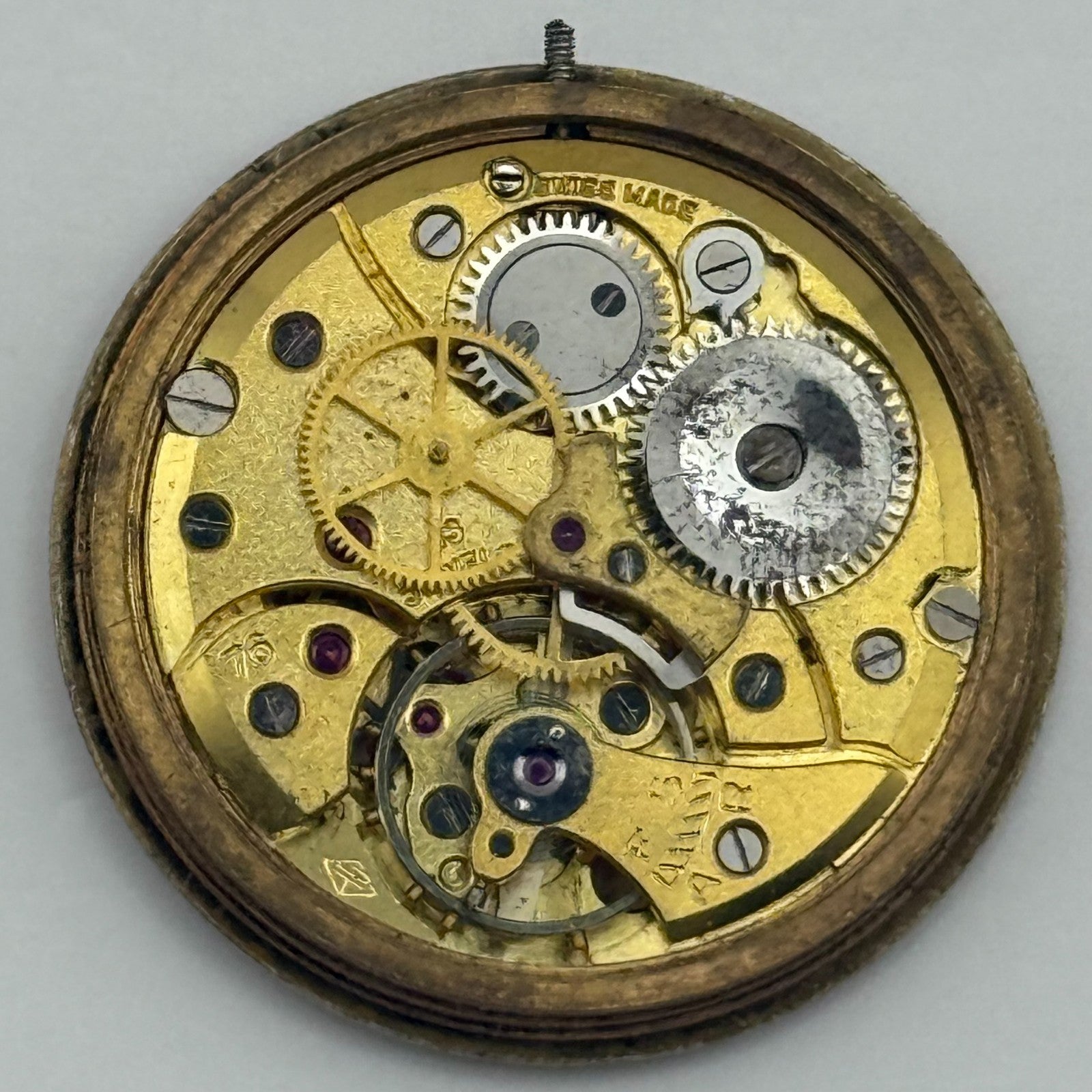 Rotary Maximus Revue 76 Good Balance Watch Movement Manual Wind Parts 26.9mm