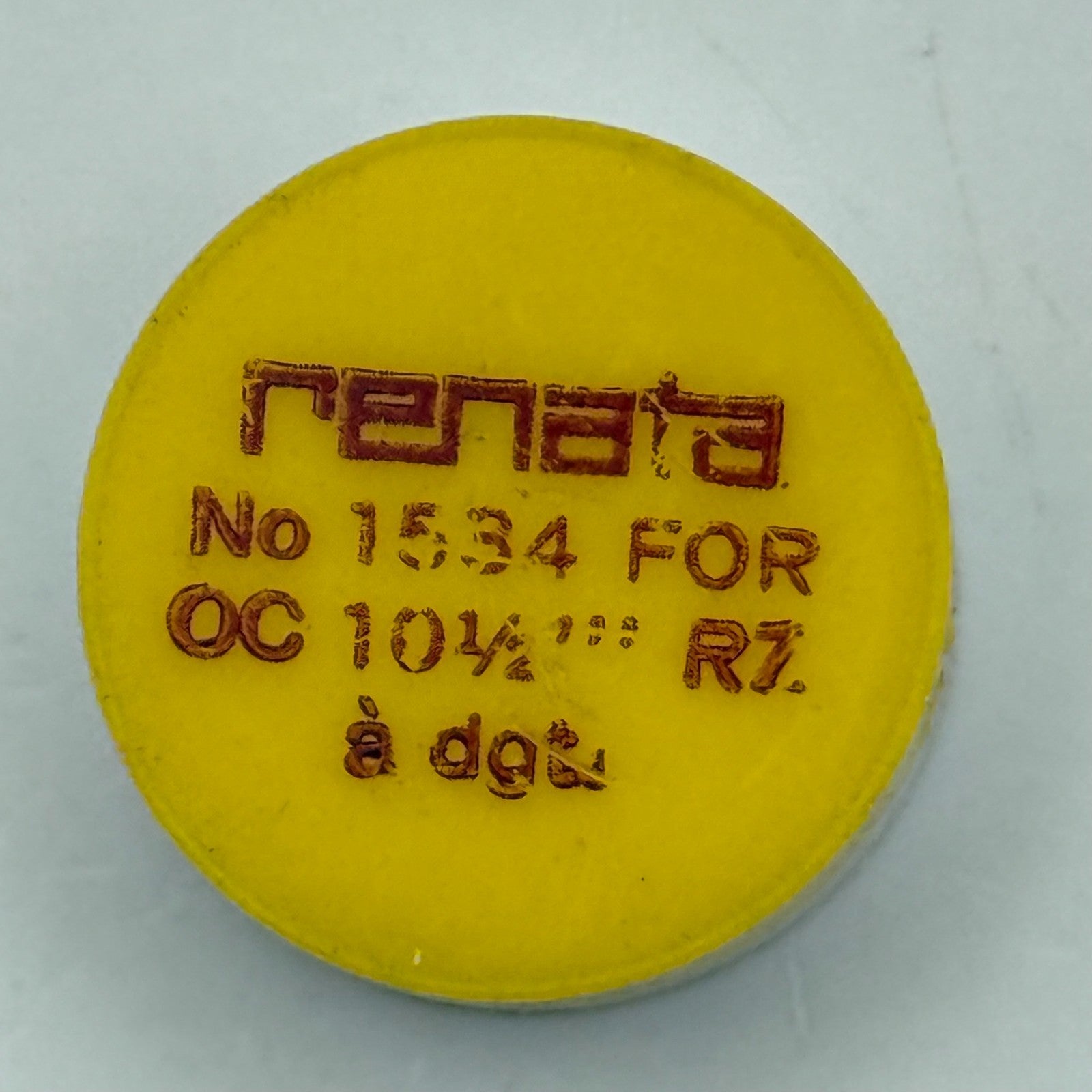 OC R7 Balance Wheel Complete And Spring 10½’’’ a dgt 1534 Watch Movement Parts