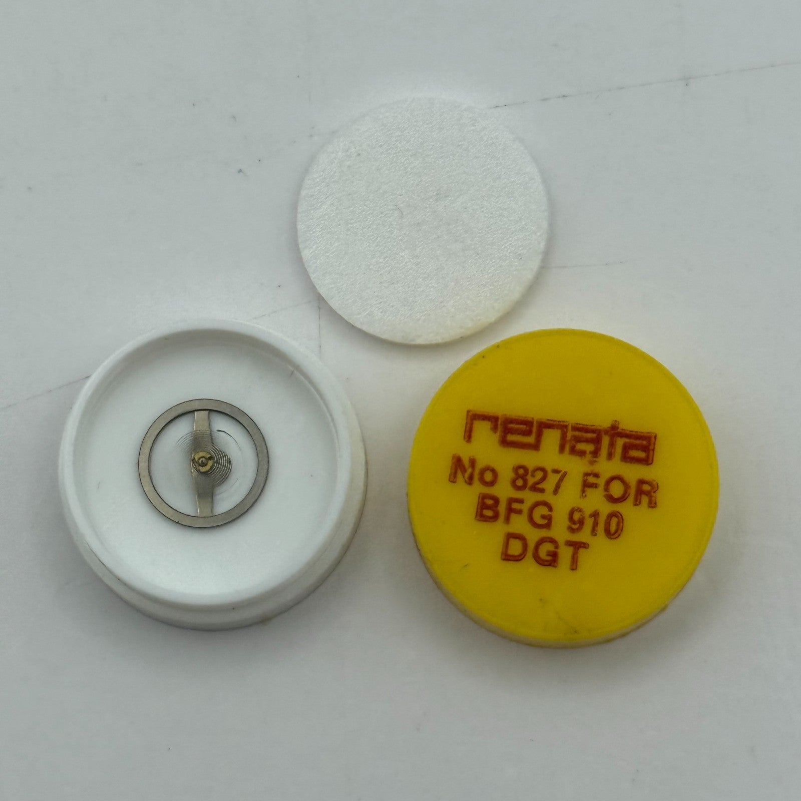 BFG 910 Balance Wheel Complete And Spring 827 Watch Movement Parts NOS