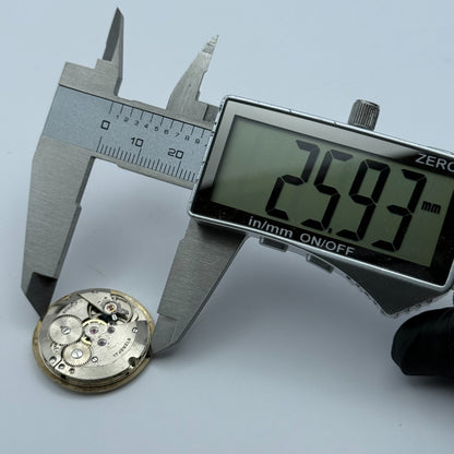 AS 1702/03 Watch Movement Date Rotary Manual Wind Vintage Swiss Parts 25.9mm