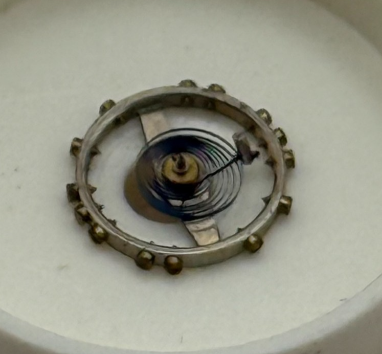 AS 976, 1012 Balance Wheel Complete And Spring 532 M Watch Movement Parts NOS