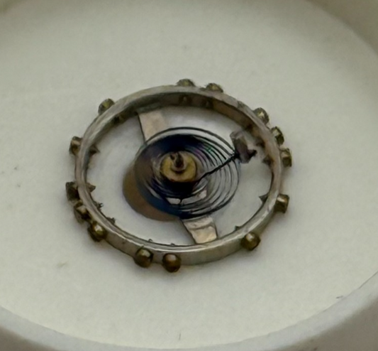 AS 976, 1012 Balance Wheel Complete And Spring 532 M Watch Movement Parts NOS