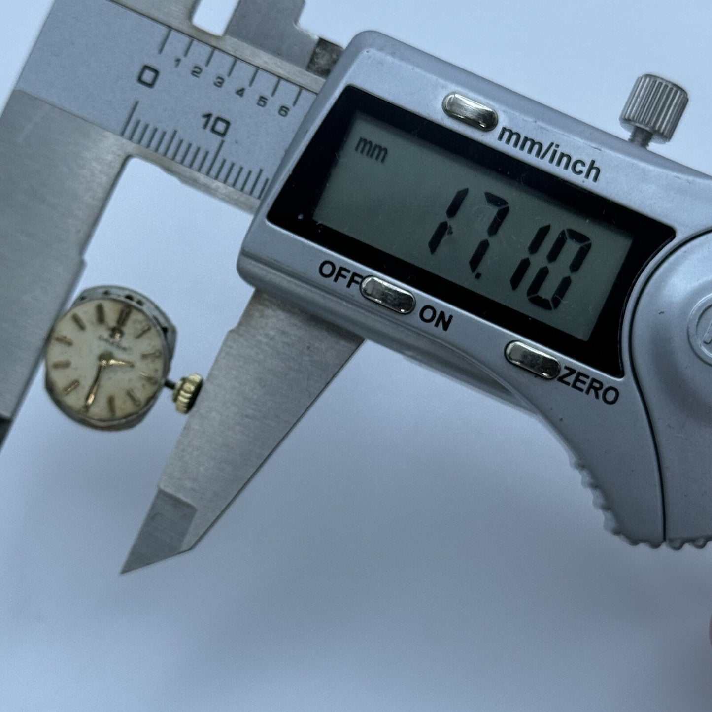 13.4mm Omega 485 Cal Watch Movement Dial Hands Parts Repair Vintage