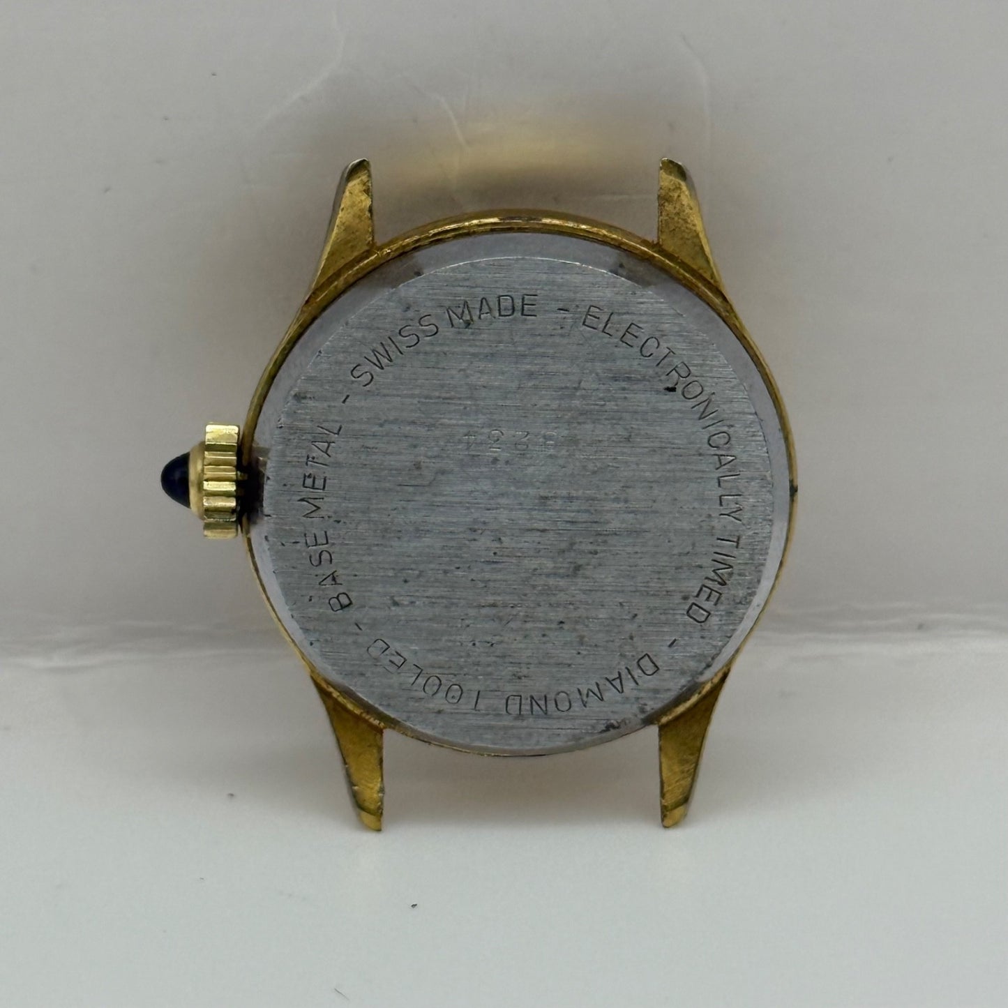 25mm Running Vintage Lucerne Diamond Tooled Swiss Gold Plated Manual Wind PARTS