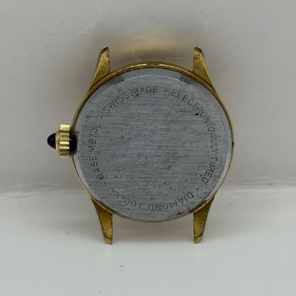 25mm Running Vintage Lucerne Diamond Tooled Swiss Gold Plated Manual Wind PARTS