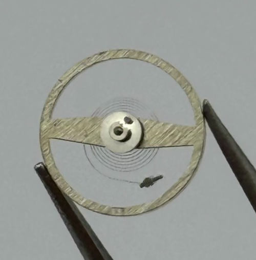 ST 69 Balance Wheel Complete And Spring Kif+Inca 1138 Watch Movement Parts NOS