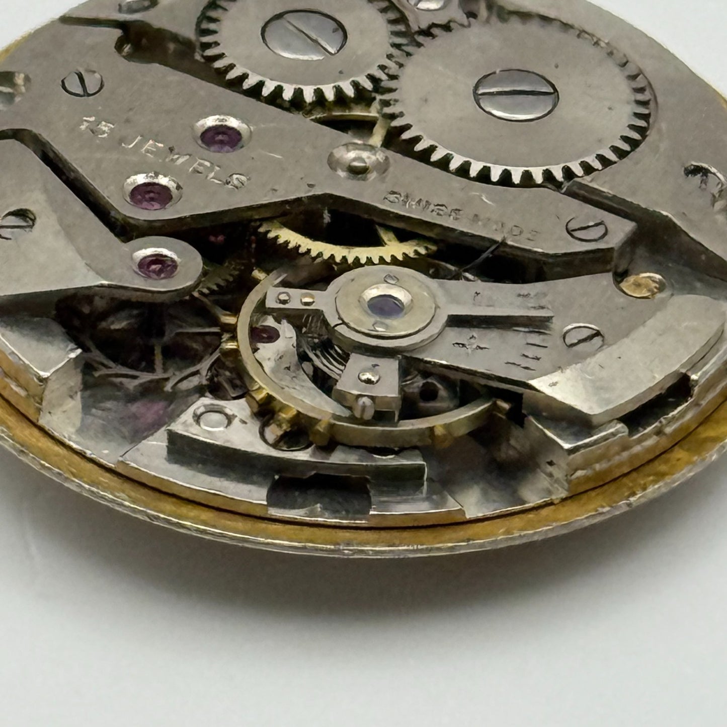 AS 1123 1124 Watch Movement Avia Manual Wind Vintage Swiss Parts Repair 25.8mm