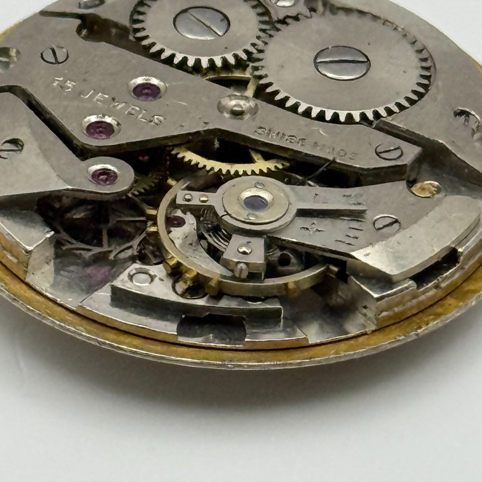 AS 1123 1124 Watch Movement Avia Manual Wind Vintage Swiss Parts Repair 25.8mm