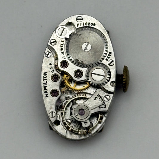 12.7mm Vintage Hamilton 995A Manual Wind Watch Movement PARTS REPAIR