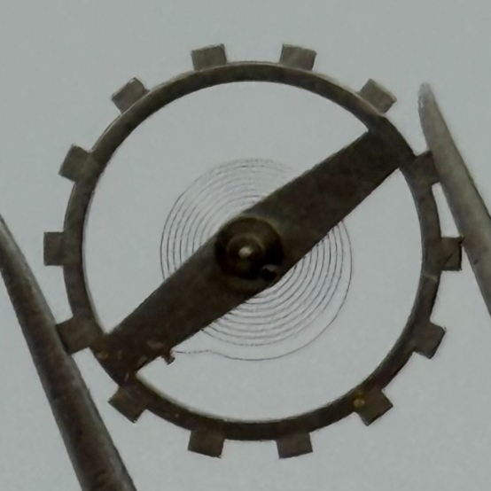 EB 1197 Balance Wheel Complete And Spring 10 1/2’’’ 103 M Watch Movement Parts
