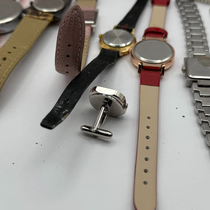 Bundle Of 15 Quartz Watches Job Lot Modern / Vintage Untested Parts / Repair