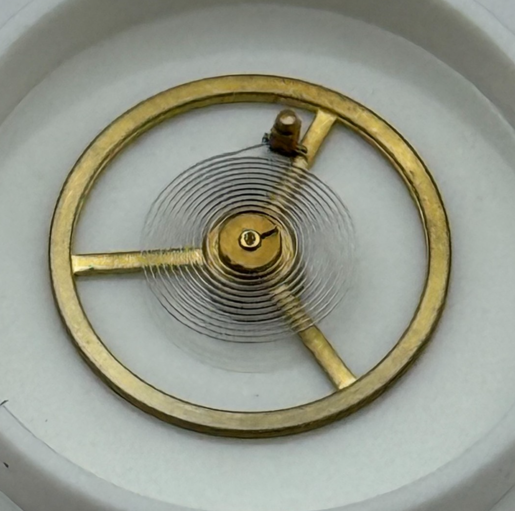 BFG 582/21 Balance Wheel Complete And Spring 13½’’’1840 Watch Movement Parts NOS