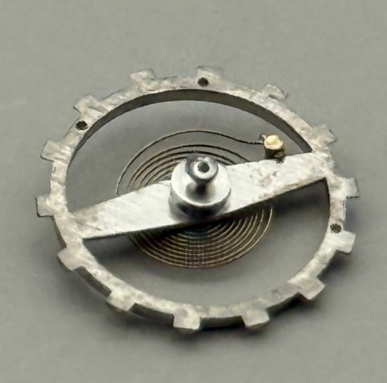 Brac 2001/3 Balance Wheel Complete And Spring   68 Renata Watch Movement Parts  
