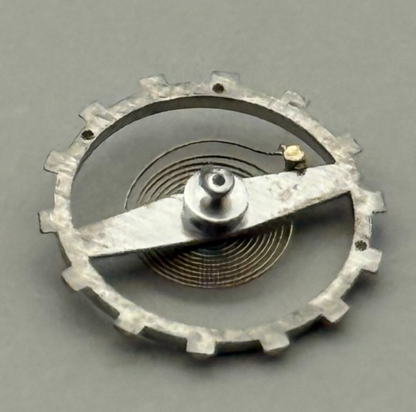 Brac 2001/3 Balance Wheel Complete And Spring   68 Renata Watch Movement Parts  
