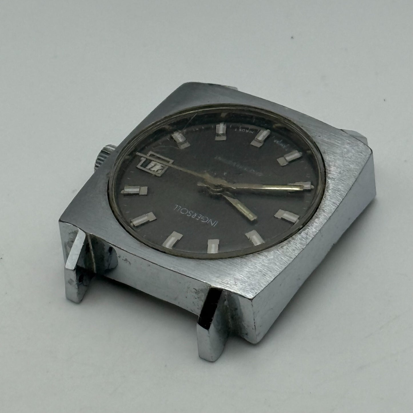 33mm Men’s Vintage Ingersoll Sea Lion Ronda RL 1215-21 Swiss Watch PARTS