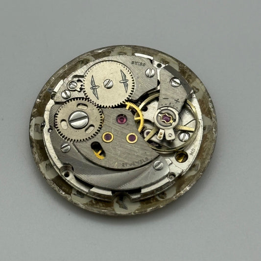 Rotary AS 2061 Watch Movement Manual Wind Date At 4.5 Vintage Swiss Parts 25.9mm