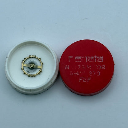 FEF 270 Balance Wheel Complete And Spring  5¼’’’ 73 M Watch Movement Parts NOS