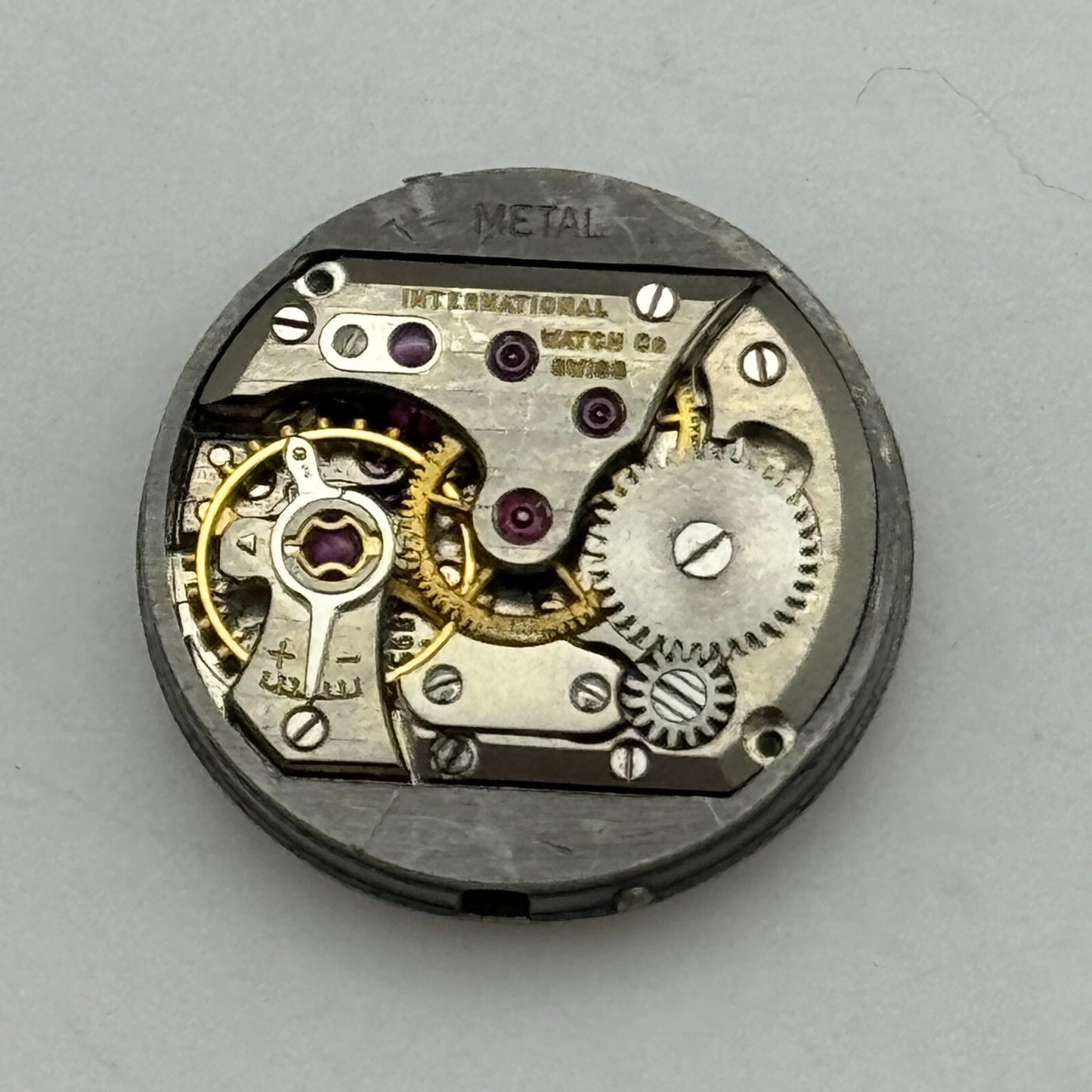 19mm International Watch Co IWC Cal C.41 Manual Wind Swiss Watch Movement PARTS