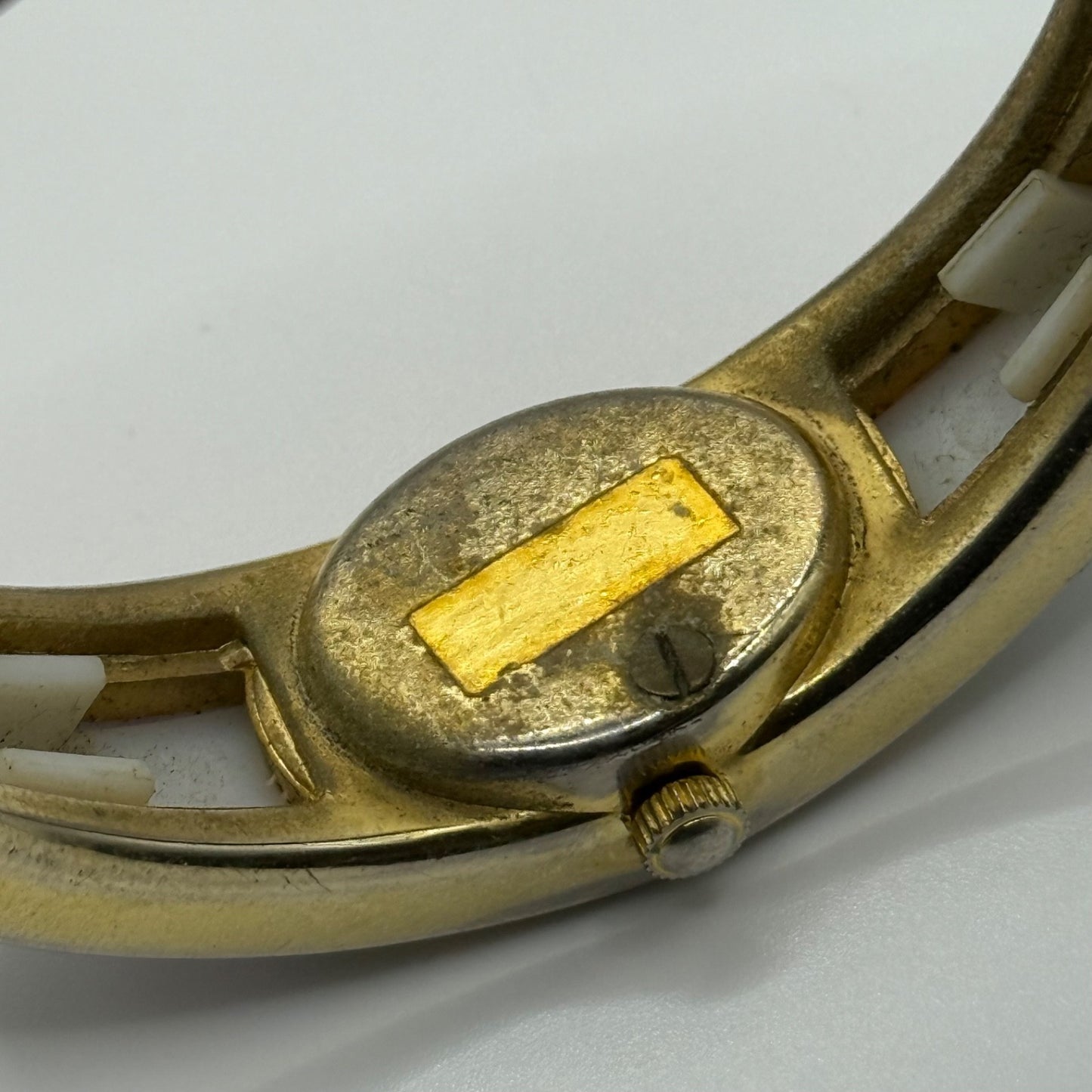 17mm Vintage Floral Flower Antimagnetic Manual Wind Bangle Watch PARTS / REPAIR