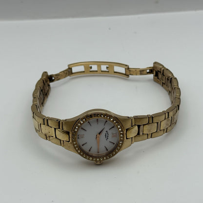 28mm Working Ladies Rotary LB3907 Dolphin Standard Rose Gold Tone Quartz Watch