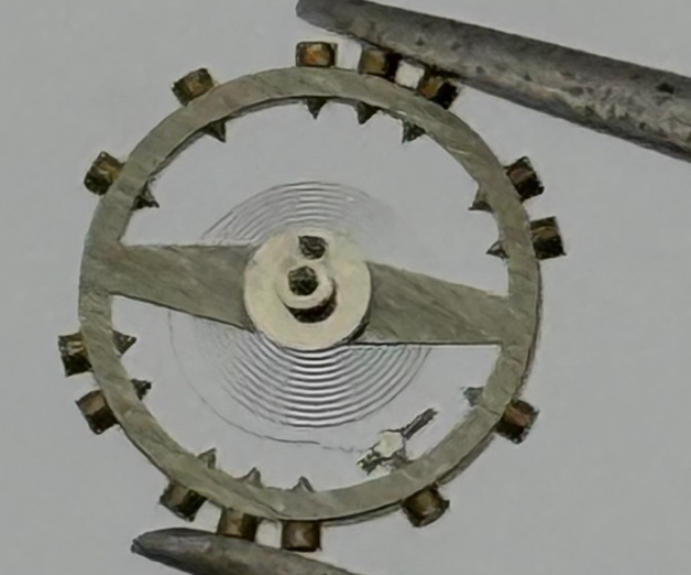 AS 976 1012 Balance Wheel Complete And Spring  29 M Watch Movement Parts NOS