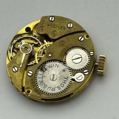23.6mm Running Thomas Russell & Son Premier Manual Wind Watch Movement PARTS