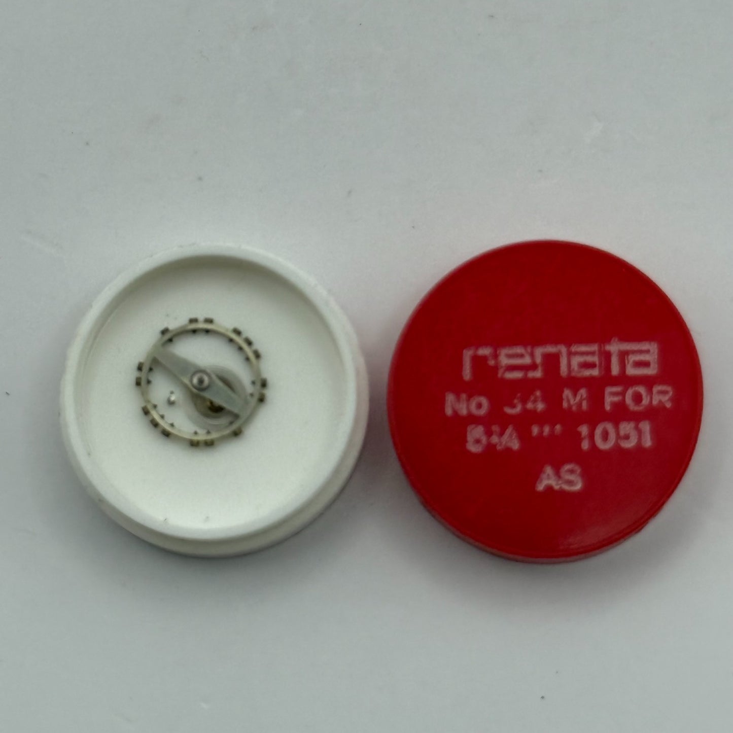 AS 1051 Balance Complete 5 1/4''' Renata 34 M Watch Movement Parts DAMAGED