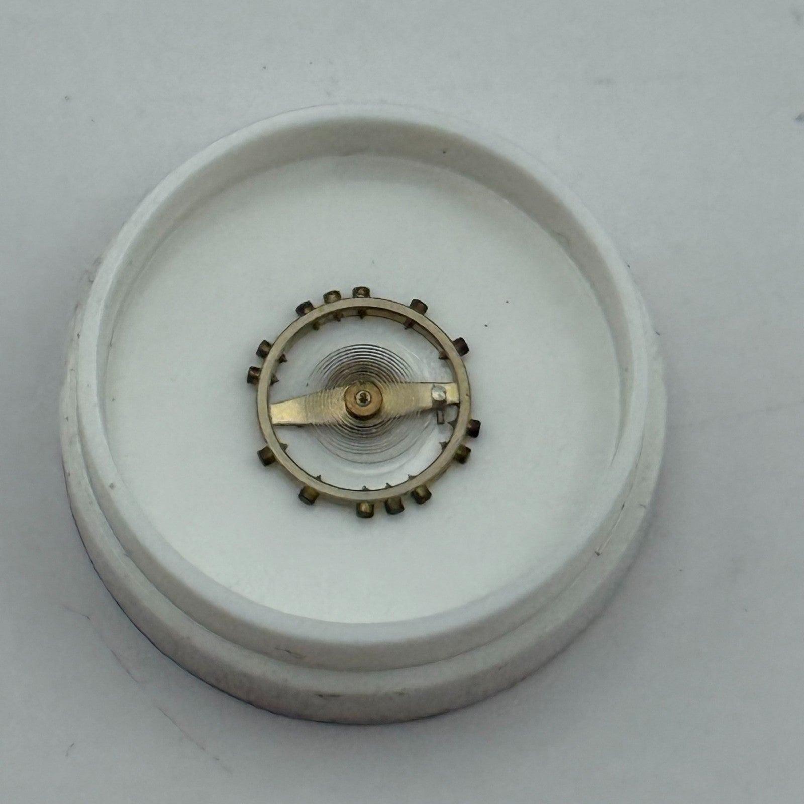 ETA 2410 Balance Wheel Complete And Spring 6¾’’’ 1059 M Watch Movement Parts 