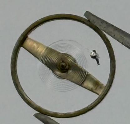 ST 69 Balance Wheel Complete And Spring 6¾-8''' 1155 M Watch Movement Parts NOS