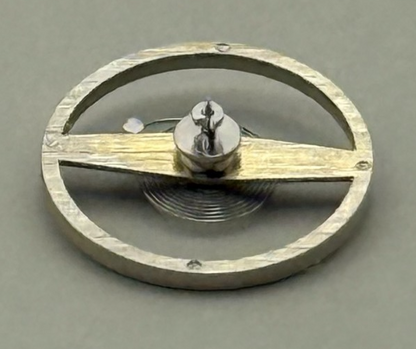 Amida 580 585 Balance Wheel Complete And Spring 1389 Watch Movement Parts NOS