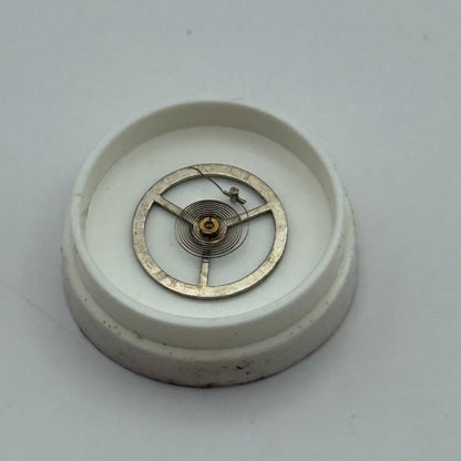 EB 1197 Balance Wheel Complete And Spring  10½’’’ 109 M Watch Movement Parts 