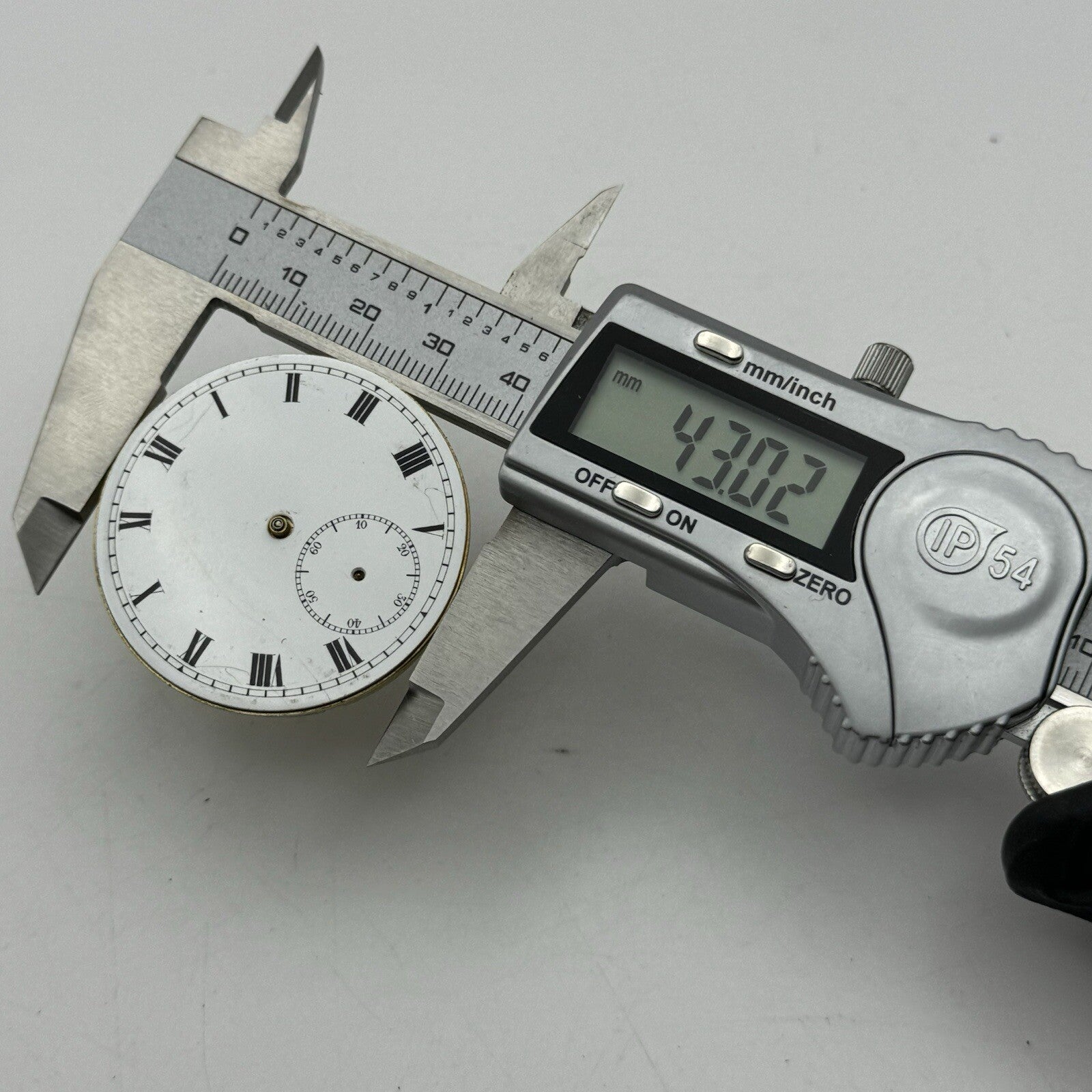 43mm Manual Wind Interesting Vertex Pocket Watch Movement Dial FOR PARTS