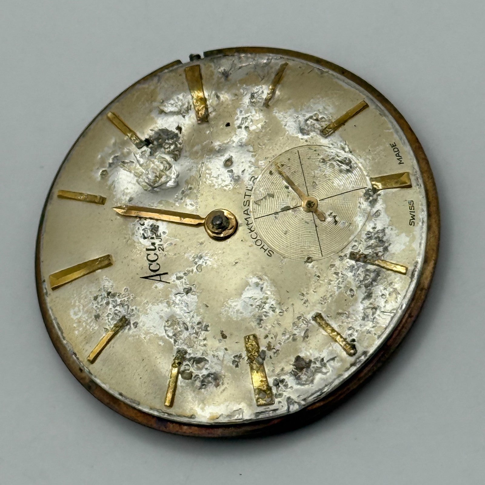 Peseux 320 Watch Movement Accurist Manual Wind Vintage Swiss Parts Repair 31.1mm