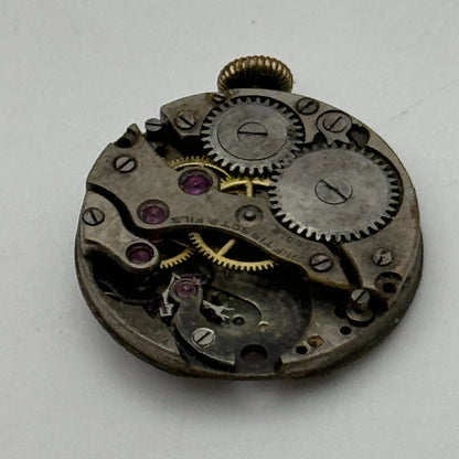 19.7mm C.H.F Tissot & Fils Locle Rare Early Manual Wind Watch Movement PARTS