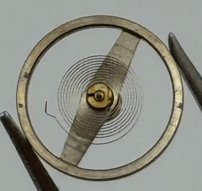 Ebosa 52 Balance Wheel Complete And Spring  5¼’’’ 130 Watch Movement Parts NOS