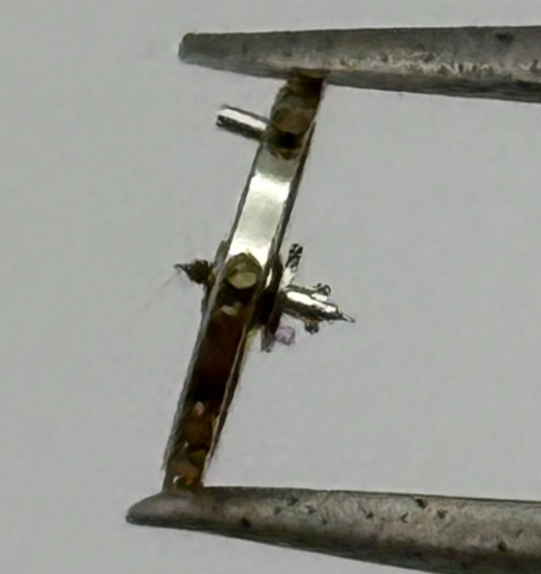 FEF 430 6600 Balance Wheel Complete And Spring 943 M Watch Movement Parts NOS