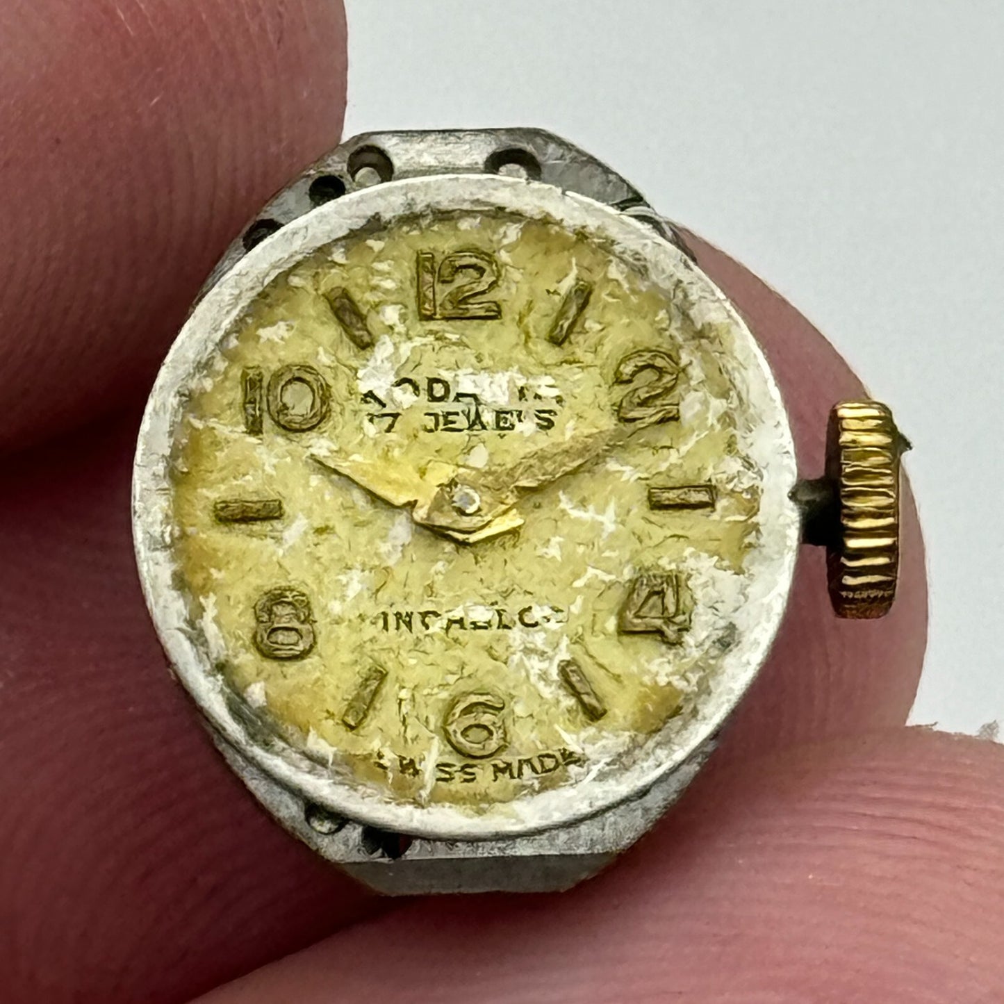12.9mm Ladies AS 1012 A Schild Manual Wind Watch Movement Swiss Vintage PARTS