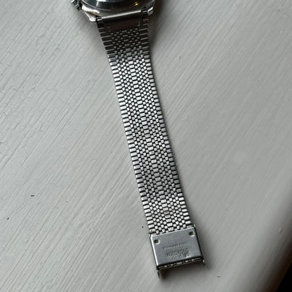 Men's Vintage Seiko Full AutoWinding Watch Diashock Bracelet 36mm Japan Running