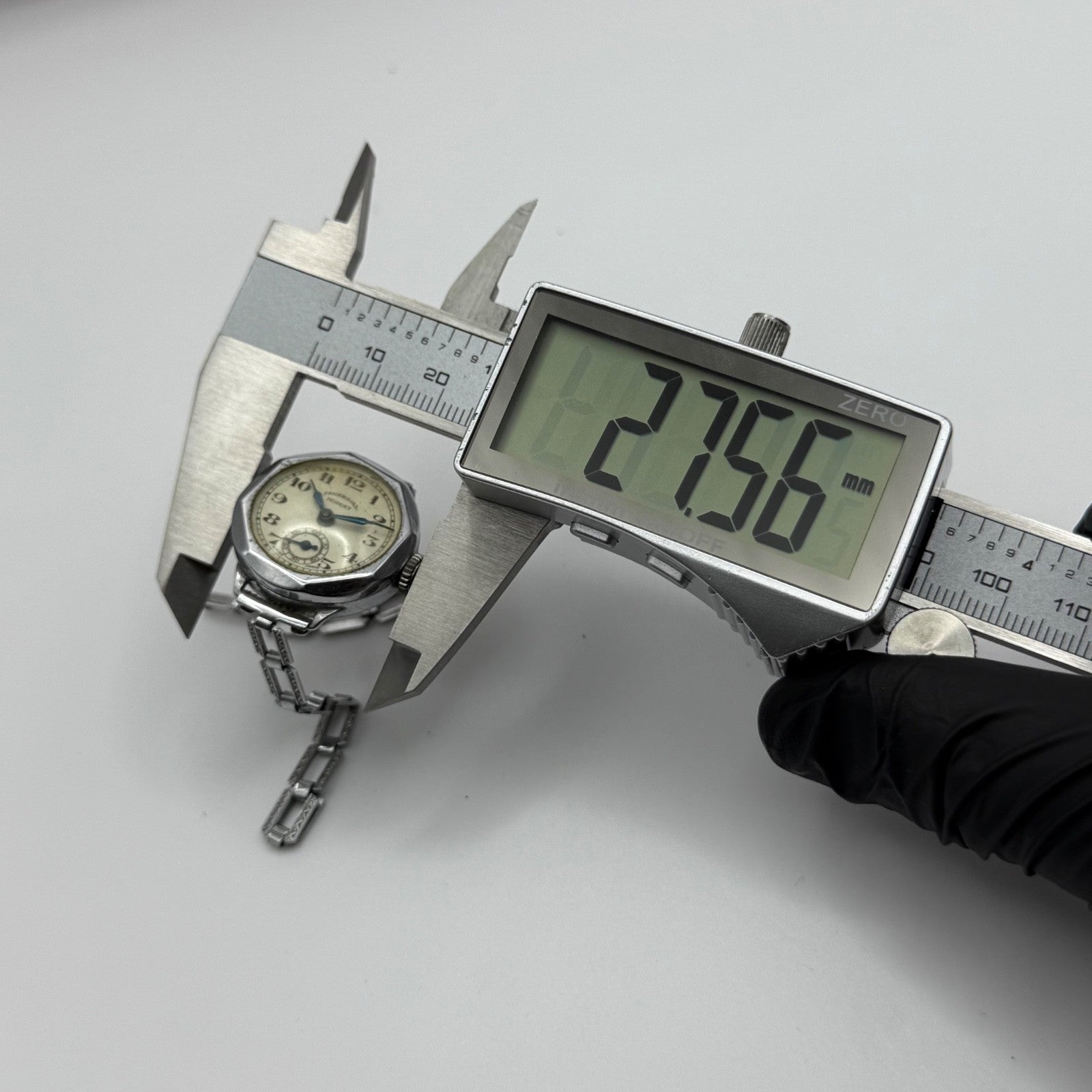 25mm Vintage Ingersoll Dot Sub Seconds Art Deco Bracelet Manual Watch PARTS