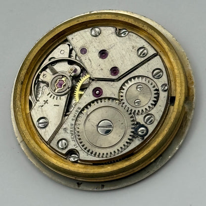 Peseux 320 Watch Movement Avia Manual Wind Vintage Swiss 17 Jewels Parts 30.4mm