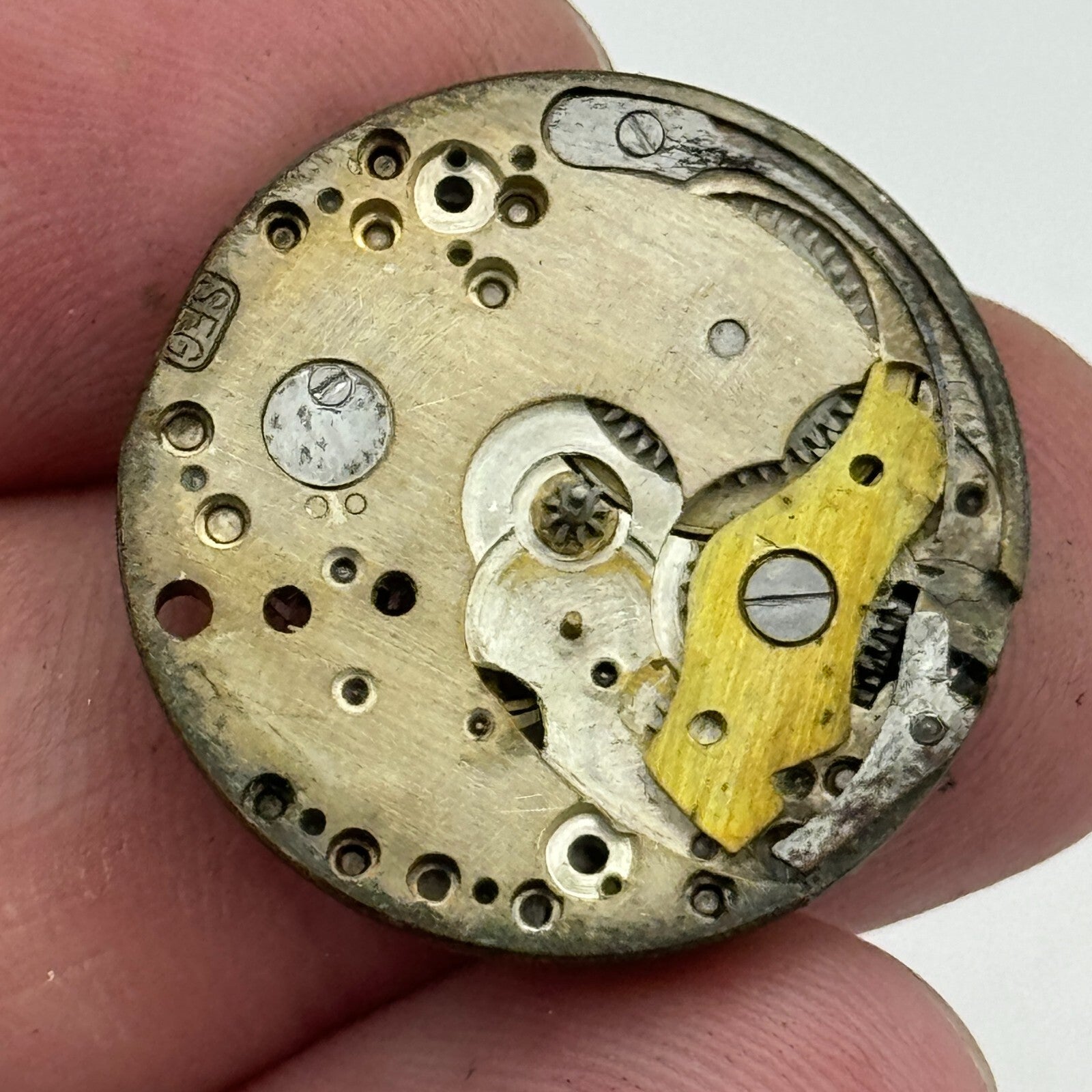 23.6mm SFG 15 Jewels Swiss Vintage Manual Wind Watch Movement PARTS SPARES