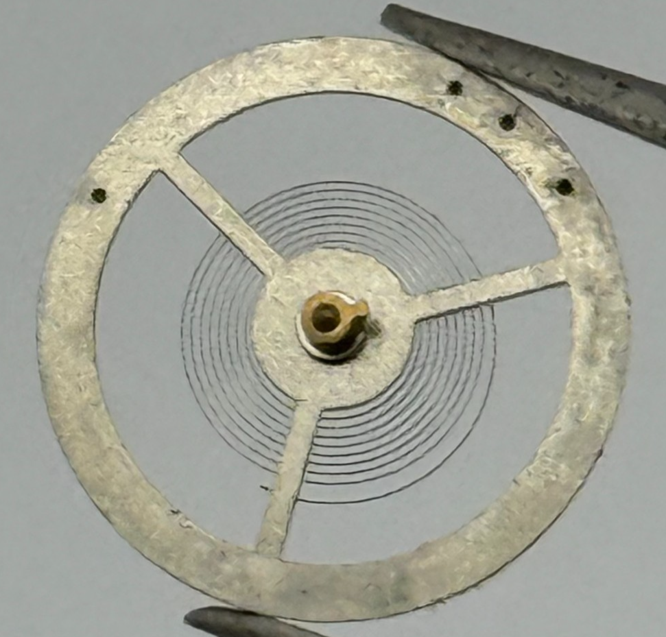 EB 8800 Balance Wheel Complete And Spring 12’’’ 1309 Watch Movement Parts NOS