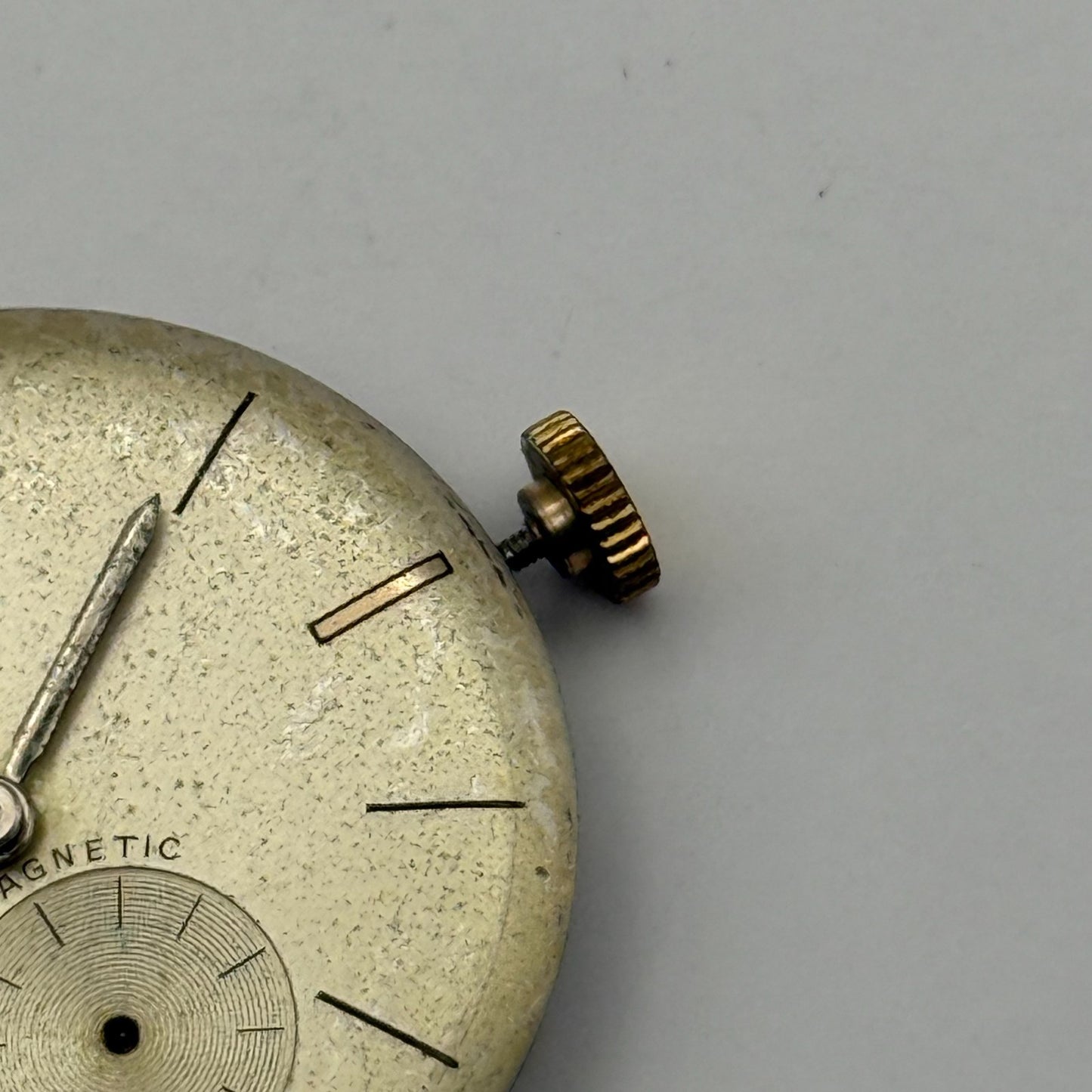 Peerex 15 Jewels Watch Movement Running Manual Wind Vintage Parts Repair 25.8mm