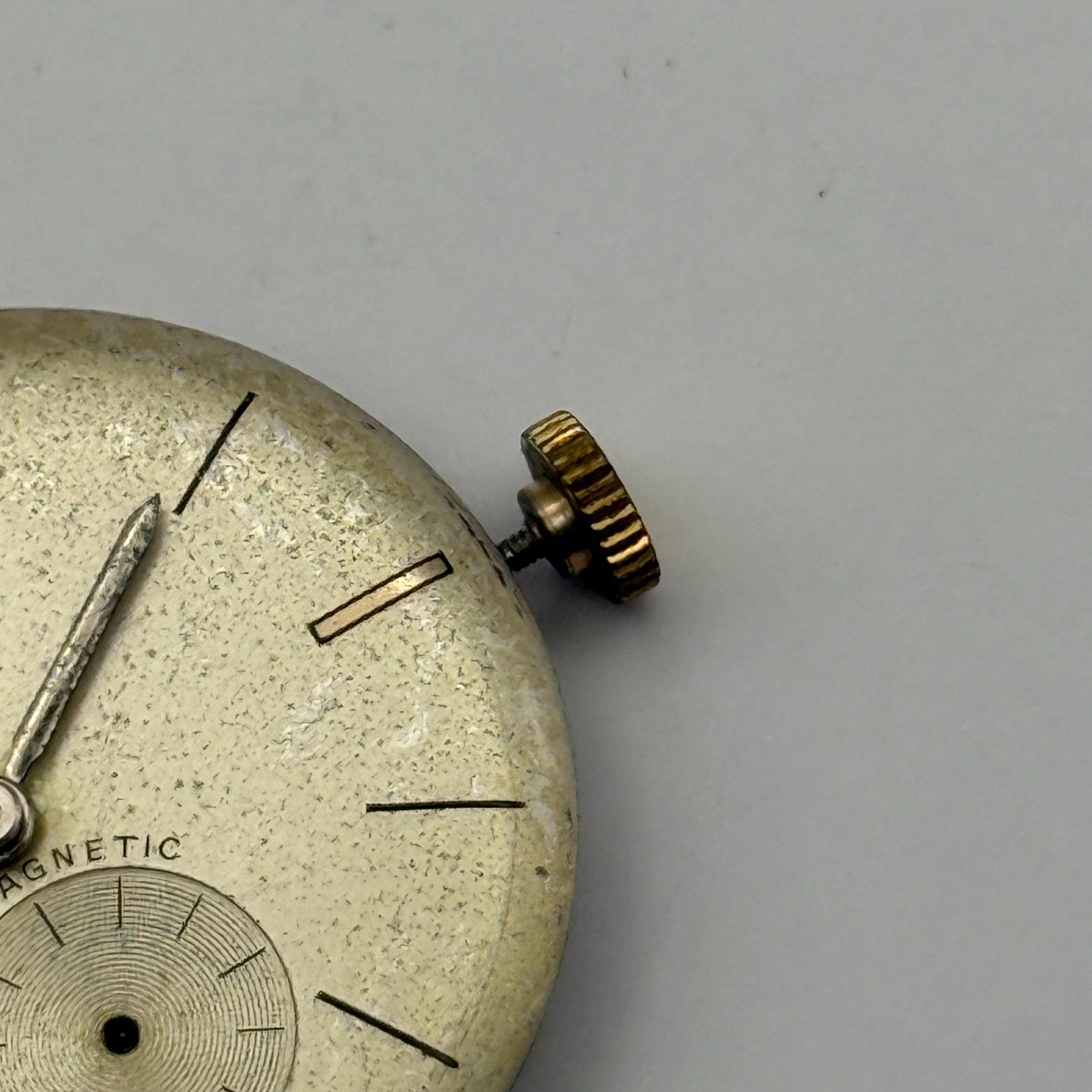 Peerex 15 Jewels Watch Movement Running Manual Wind Vintage Parts Repair 25.8mm
