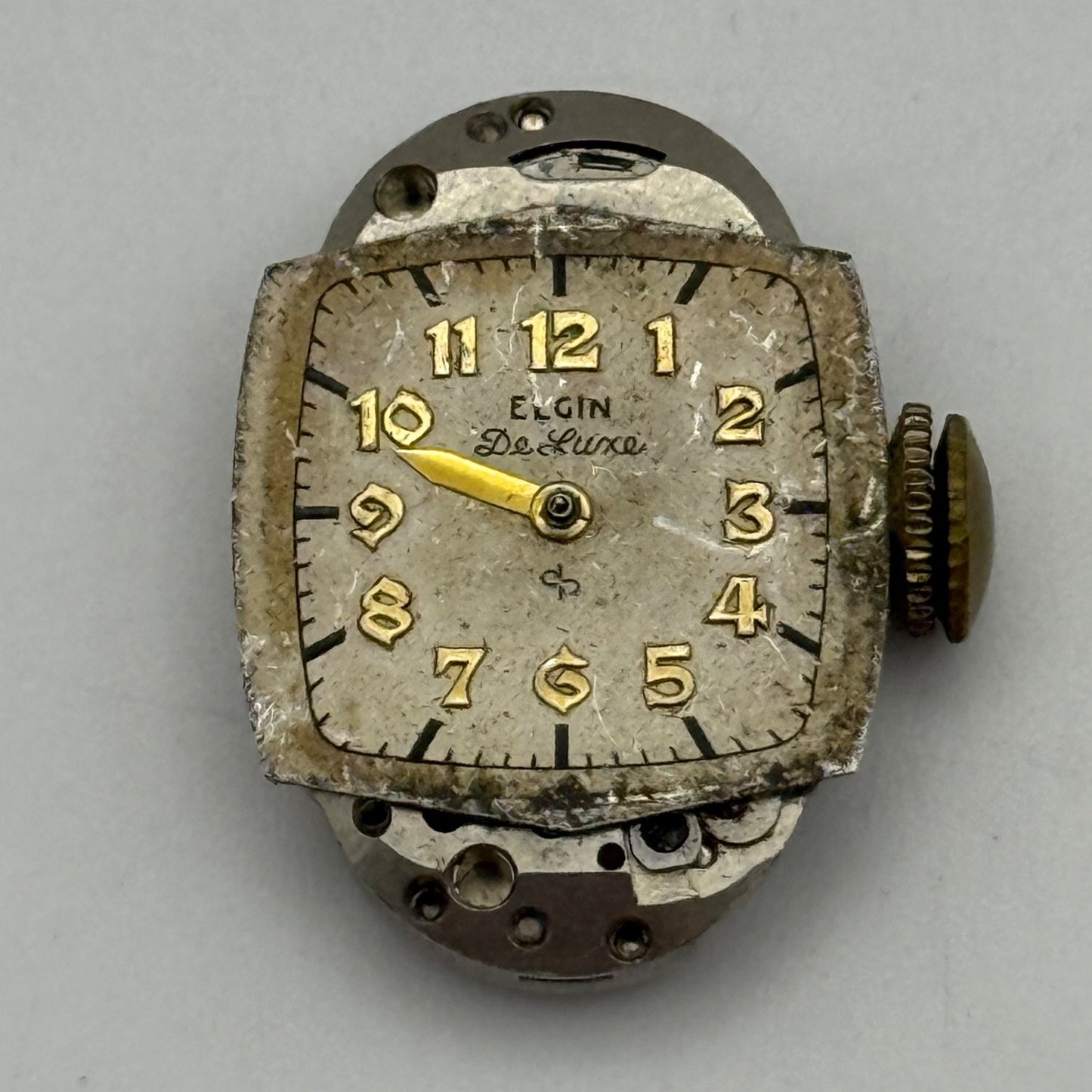Elgin Grade 620 Watch Movement De Luxe Sweep Seconds 1951 21/0s American Parts