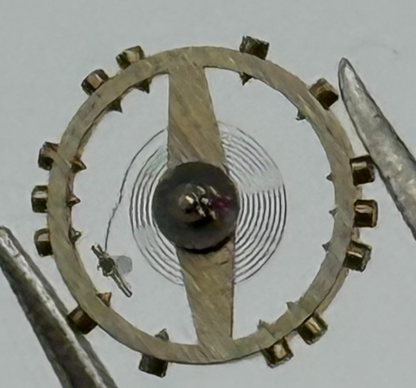 AS 1677 Balance Wheel Complete And Spring  5½’’’ 1225 M Watch Movement Parts NOS
