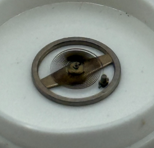 BRAC 2021 Balance Wheel Complete And Spring 5¼’’’ 69 M Watch Movement Parts NOS