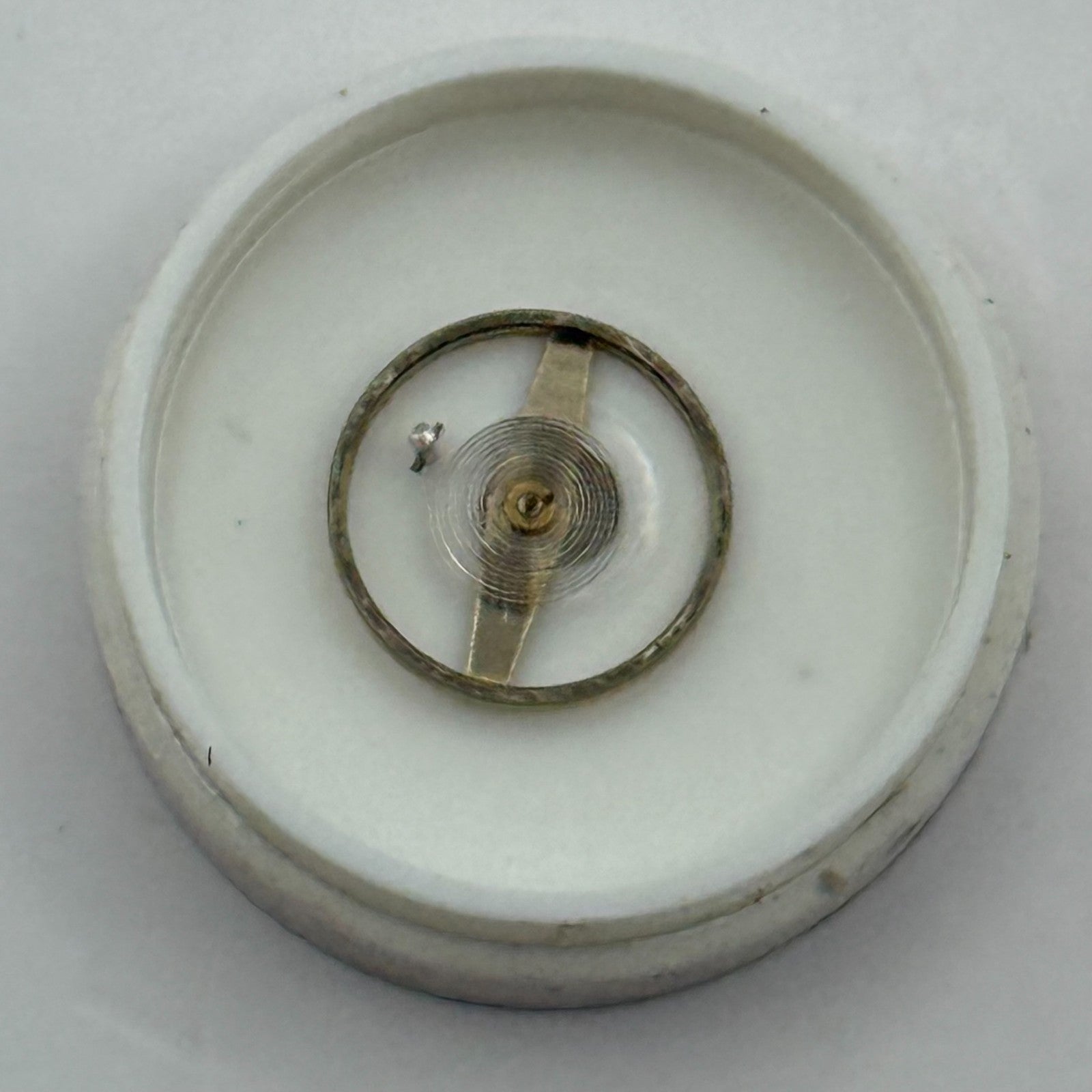 FHF 60 Balance Wheel Complete And Spring 6 3/4-8''' 200 M Watch Movement Parts