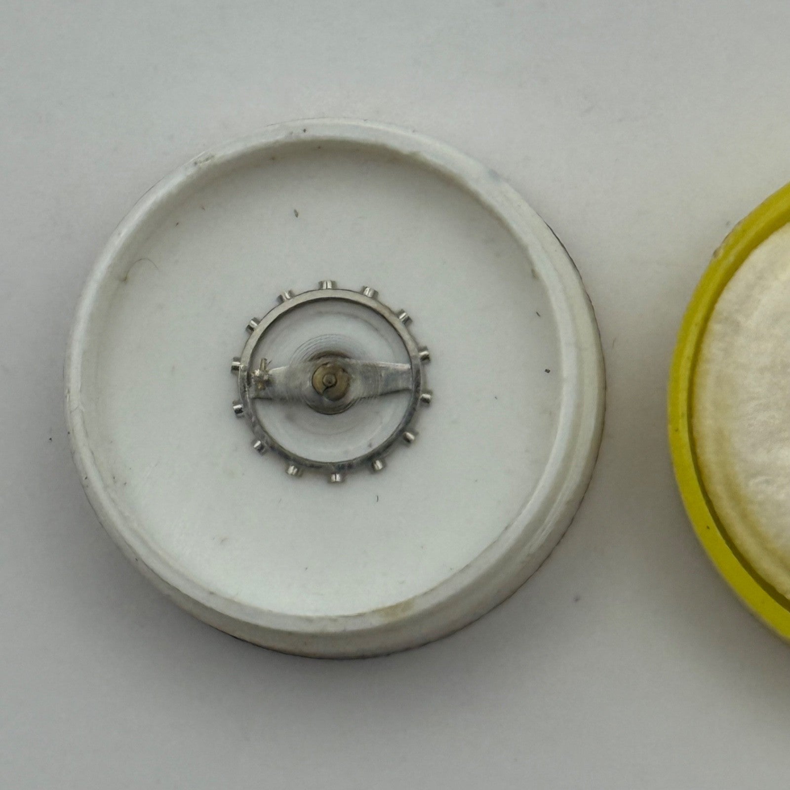 BRAC 2061 Balance Wheel Complete And Spring 7 3/4''' Watch Movement Parts NOS