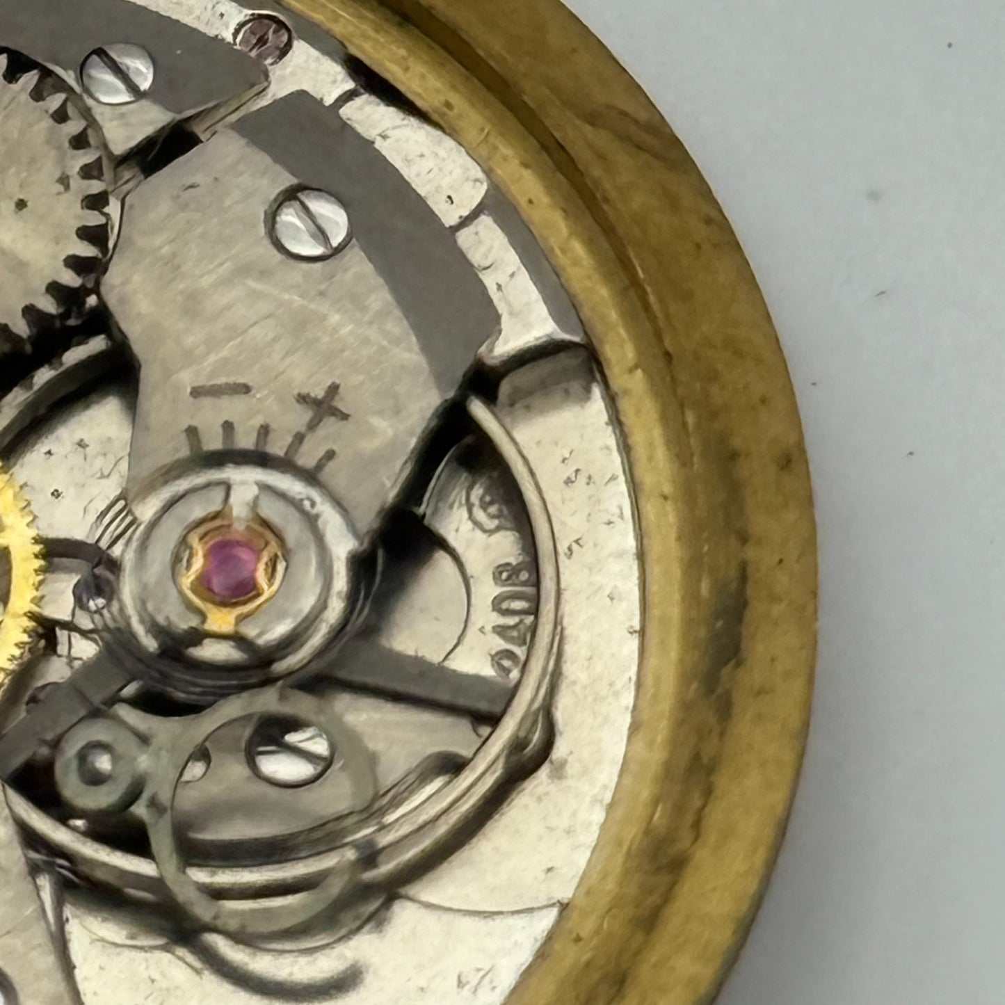 ETA 2408 Watch Movement Avia Manual Wind Vintage Swiss Parts Repair 31.4mm